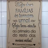 Placa Entada Recepção