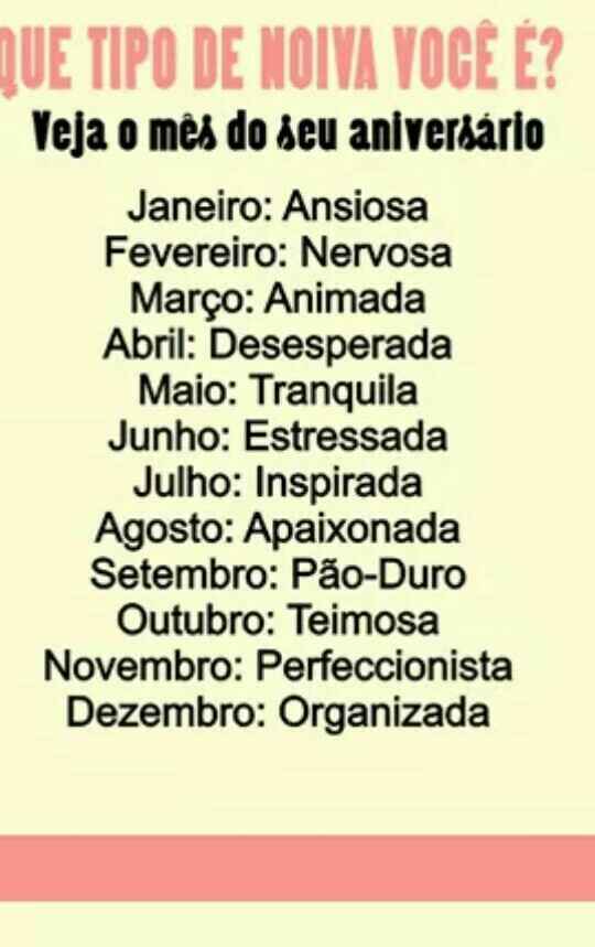 Que tipo de noiva você é ? - 1