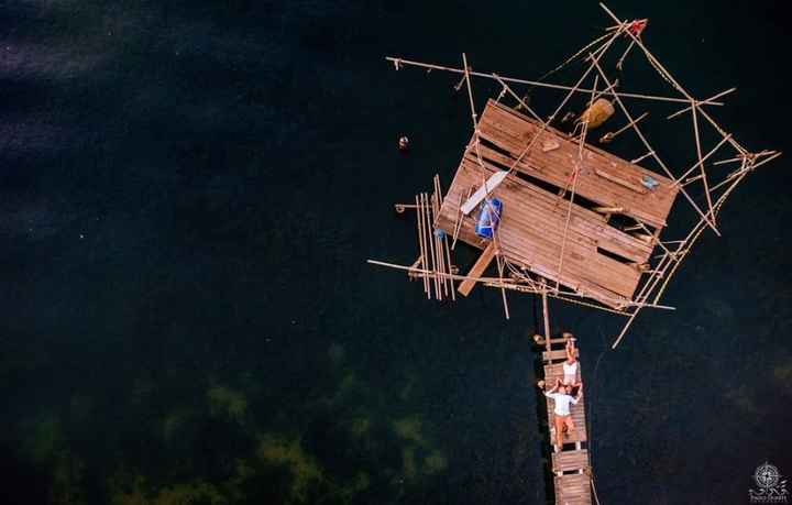 Deitados no Tablado - Rio Sucuriú #Drone