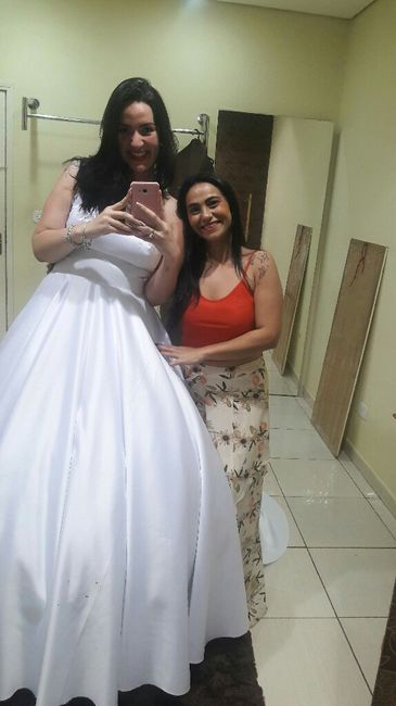 Primeira prova do vestido de noiva  ❤❤❤❤ - 1