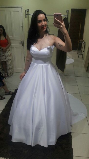 Primeira prova do vestido de noiva  ❤❤❤❤ - 3