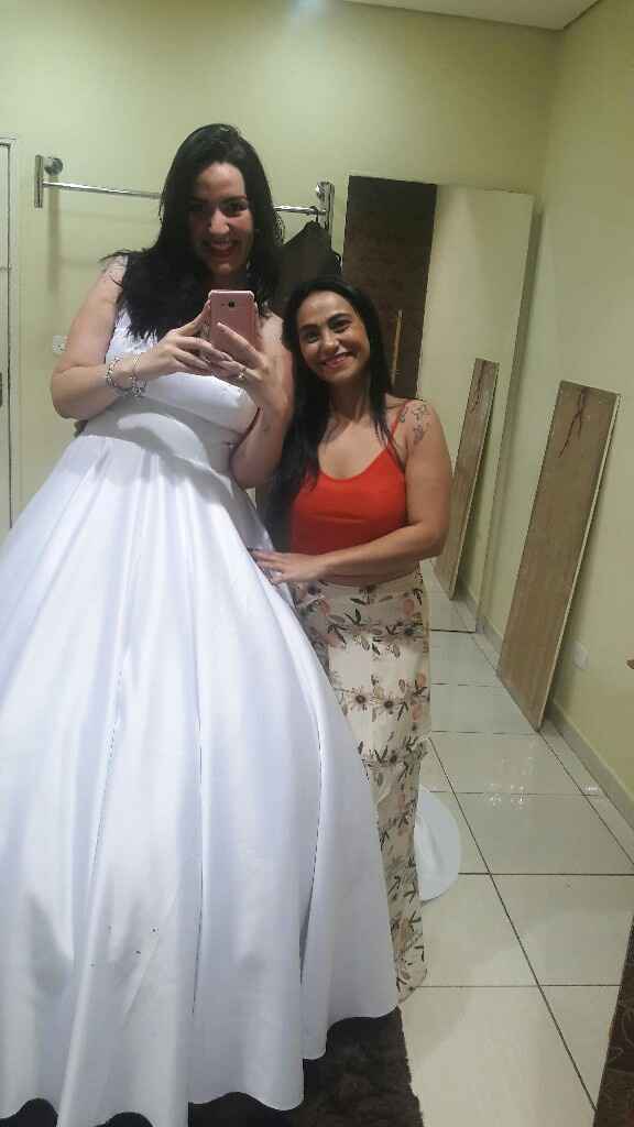 Primeira prova do vestido de noiva  ❤❤❤❤ - 1