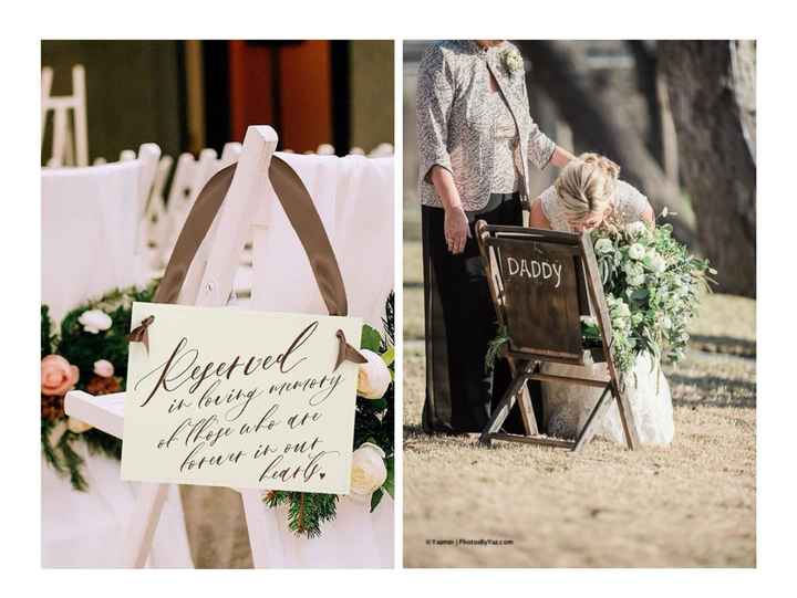Ideias para homenagear alguém que não está mais aqui no dia do casamento - 3