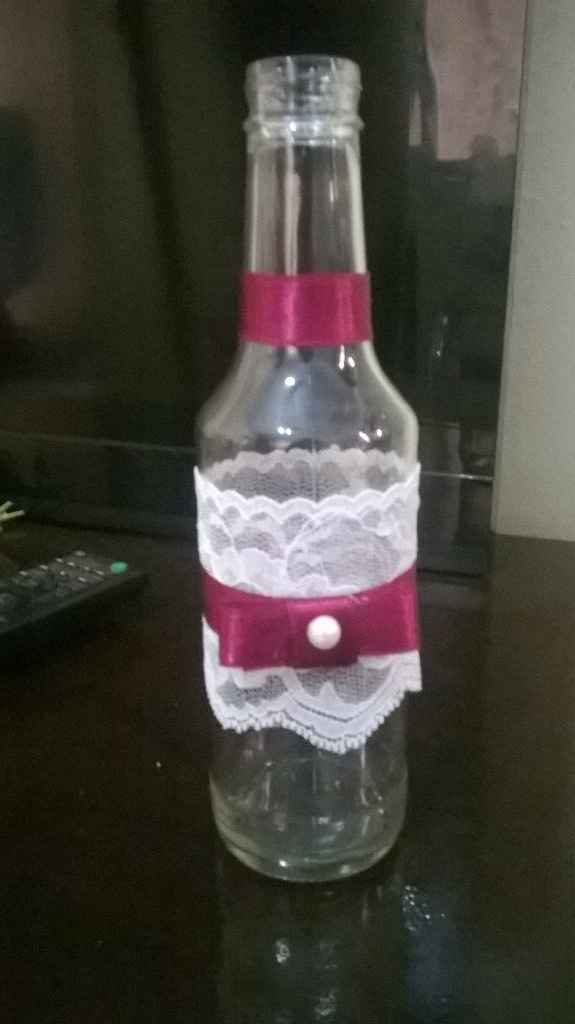Garrafa decorada
