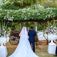 A cauda do seu vestido de noiva será comprida ou curtinha? - 1