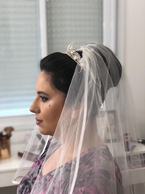 Teste de make e cabelo! #éamanhã 👰🏻♥️🤵🏾 - 4