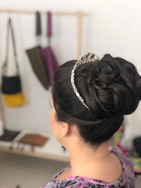 Teste de make e cabelo! #éamanhã 👰🏻♥️🤵🏾 - 5