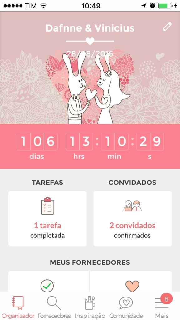 Falta quantos dias para o grande dia c ? - 1