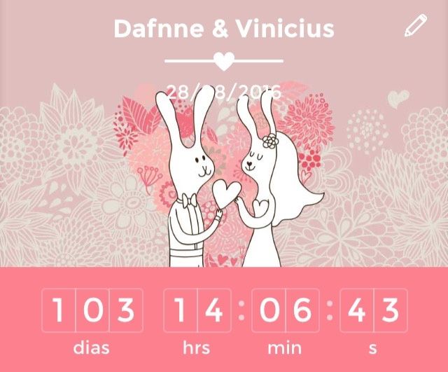 Quantos dias faltam para o casamento? - 1