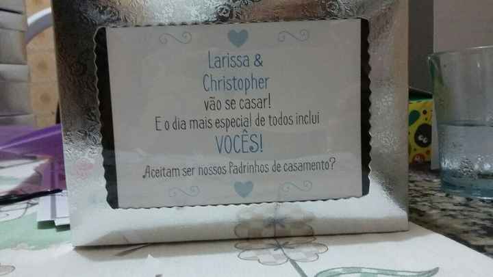Meu convite para padrinhos - 1
