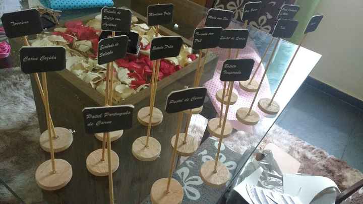 Plaquinhas de comida - 1
