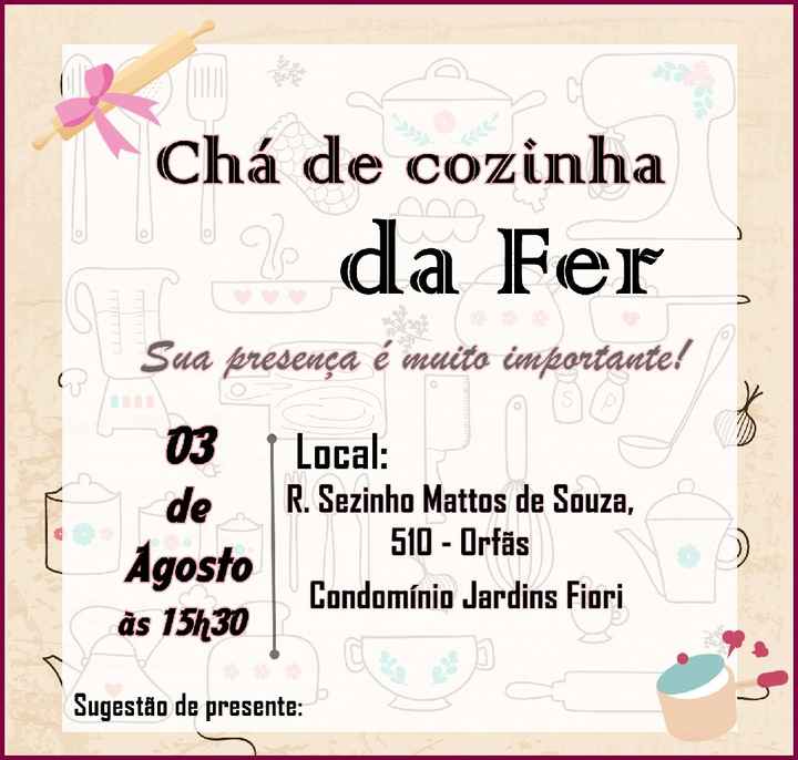 Chá de panela e bingo! - 1