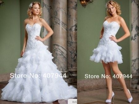Vestido de Noiva 2 em 1