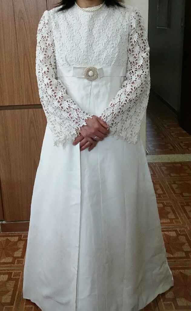 Restaurar o vestido de noiva da minha mãe??? - 1