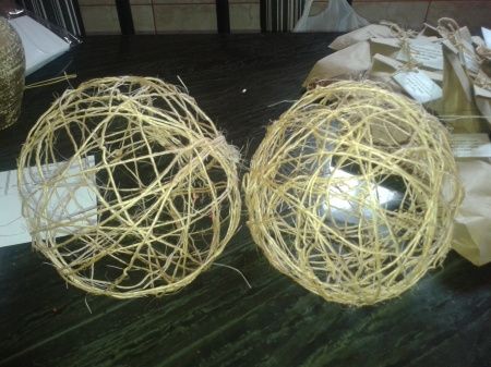 Diy: bola de sisal, lindo para decoração rústica *-* - 1