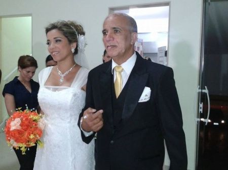 Noiva e o pai