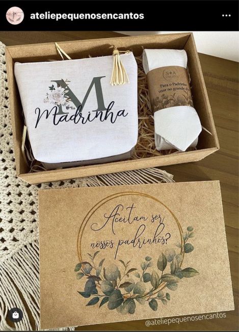 Caixa padrinhos! 3