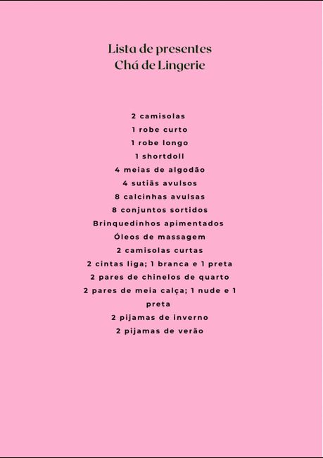Inspiração de lista de presentes: Chá e Casamento! 2