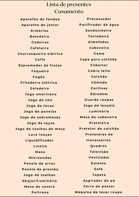 Inspiração de lista de presentes: Chá e Casamento! 3