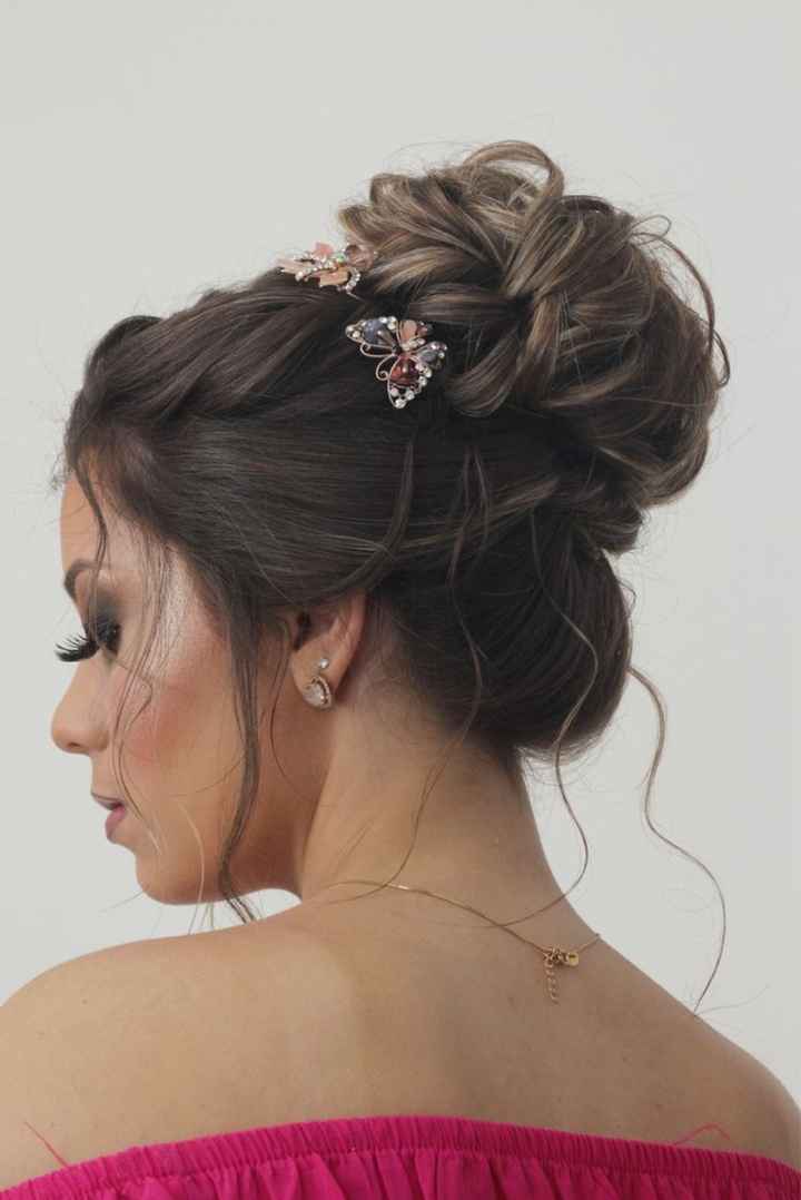 cabelo semi preso ou Coque? - 2