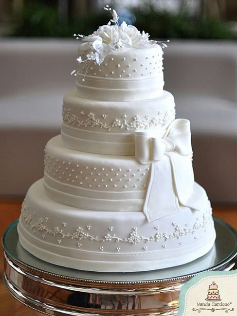 Como vocês fizeram com o bolo de casamento? - 2