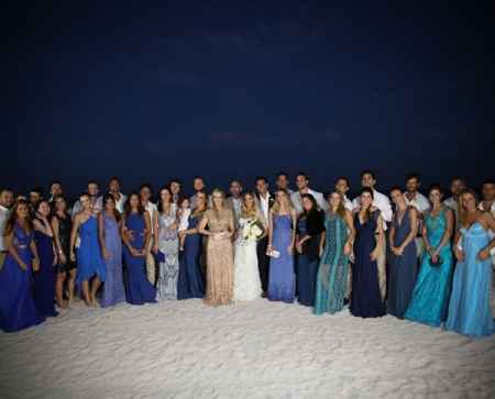 Mix and match bridesmaids dresses 