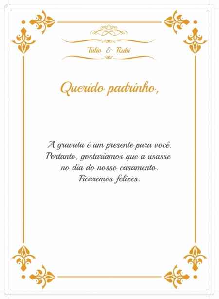 Querido padrinho