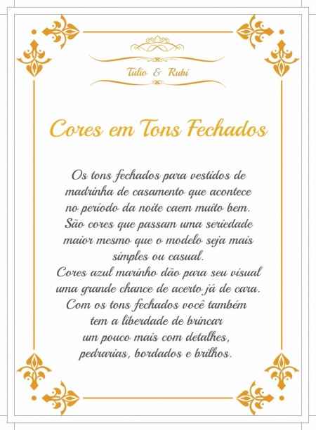 Cores em tons fechados 