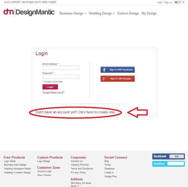 Passos para criação do login