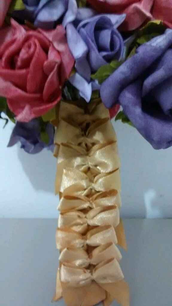 Diy buquê de eva: para colocar no cofre - 4