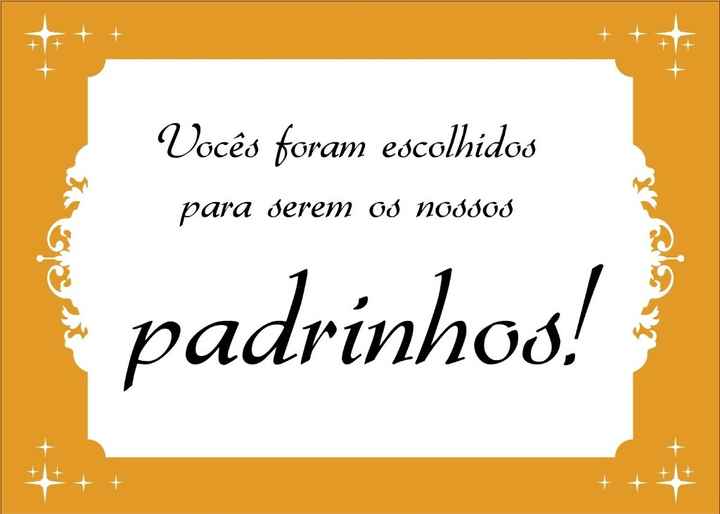 Texto para a tampa da caixa de presente