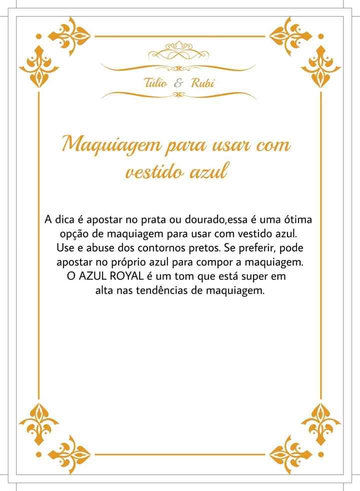 Maquiagem para usar com vestido azul 