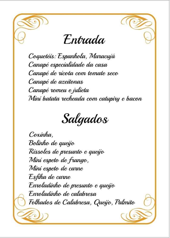 Cardápio página 1