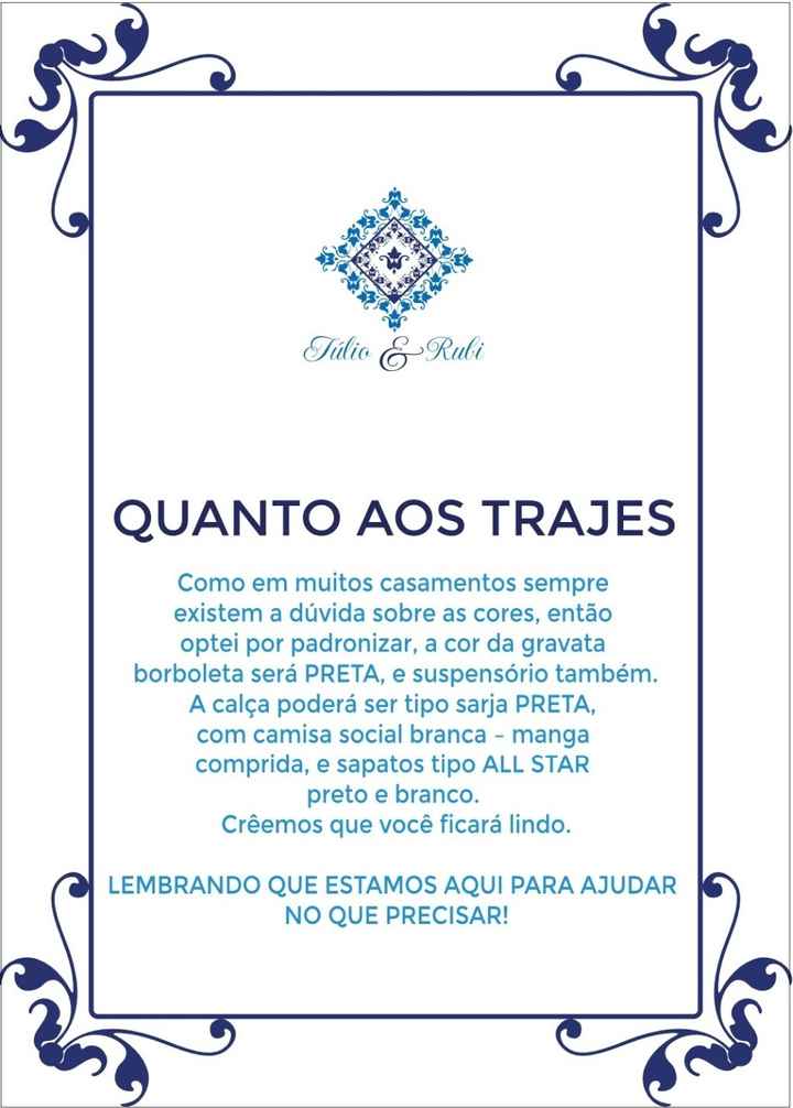 Os trajes