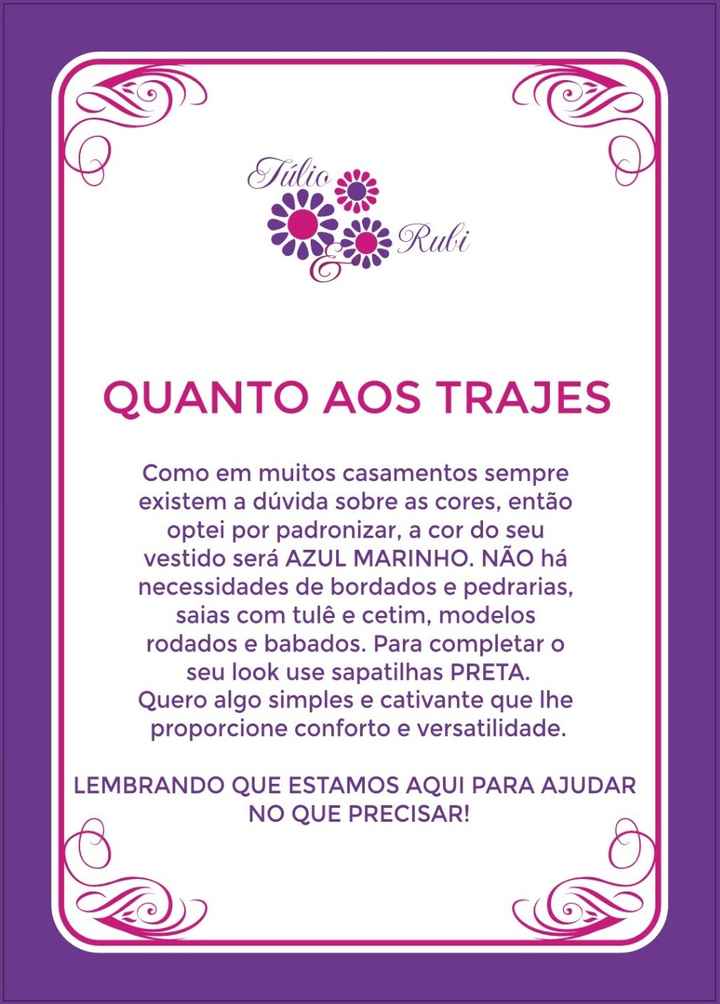 Os trajes