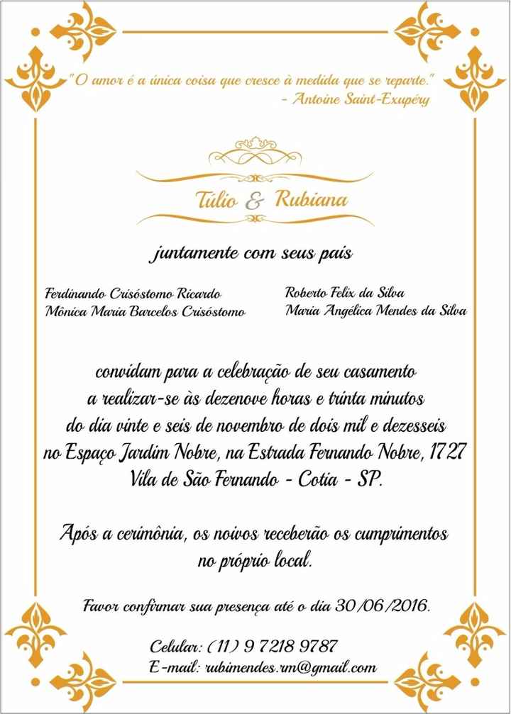 Meu convite