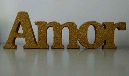 Amor com glitter