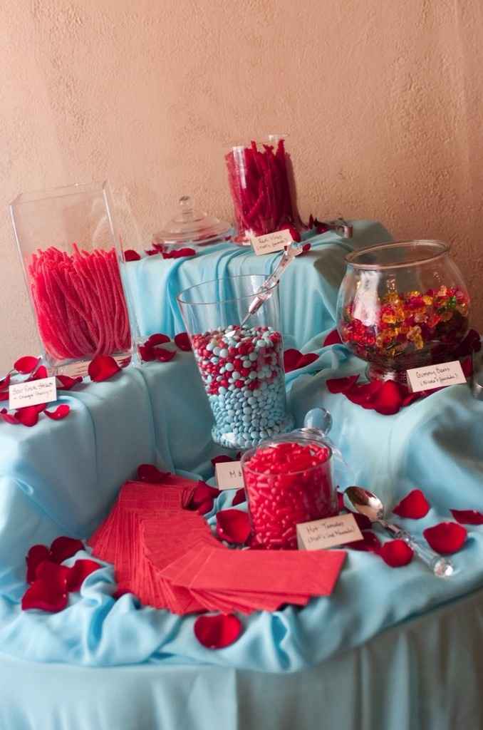 A mesa dos doces