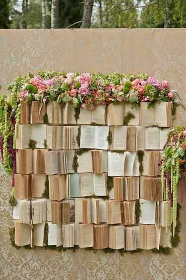 Painel de livros