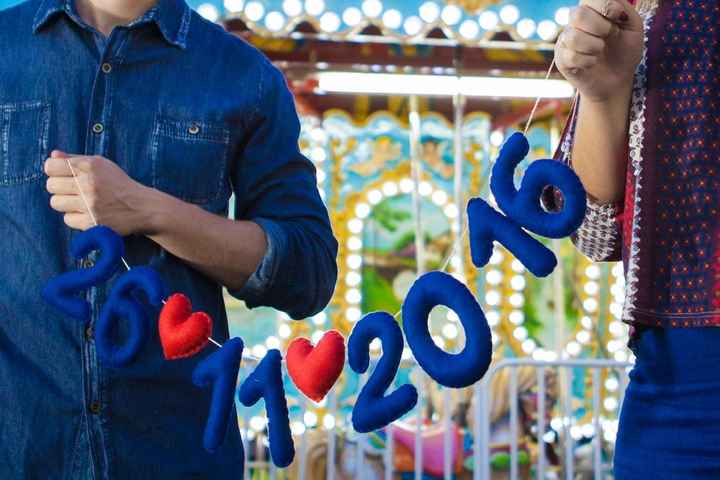 Marque no calendário a data do seu casamento