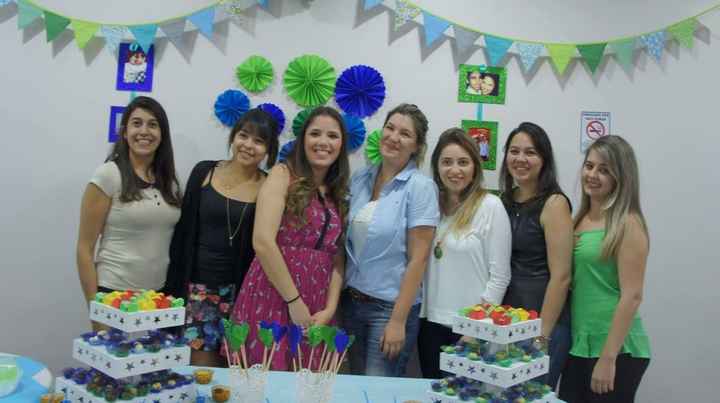Com algumas madrinhas