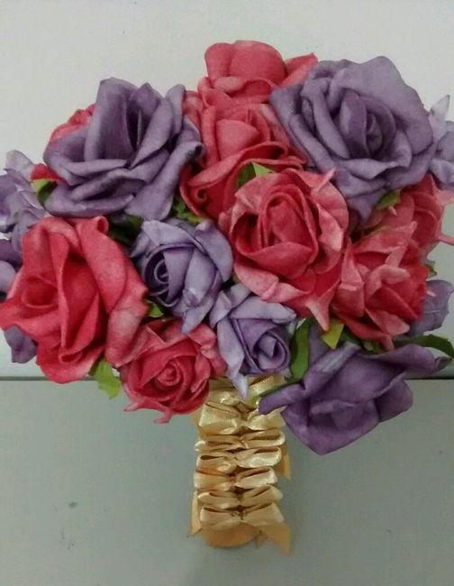 Diy buquê de eva: para colocar no cofre - 3
