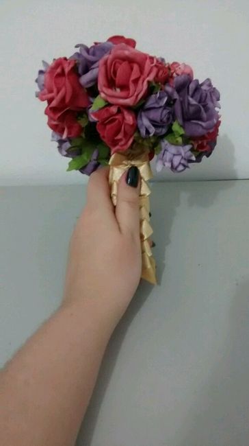 Diy buquê de eva: para colocar no cofre - 5