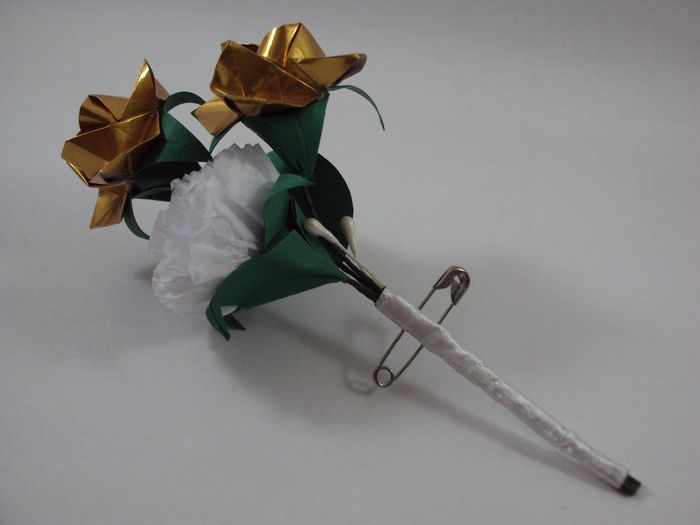 Kit padrinhos os corsages e as lapelas - 4