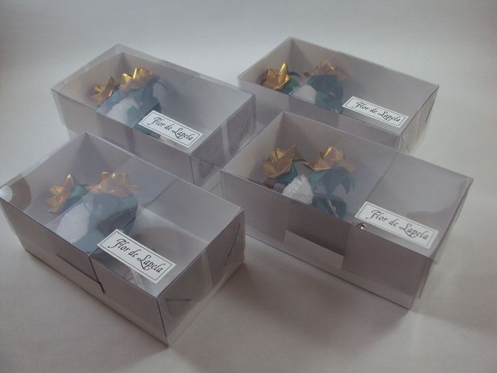 Kit padrinhos os corsages e as lapelas - 9