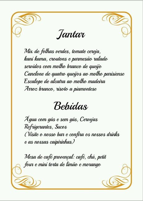 Cardápio - 3