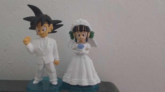 Topo do bolo [Goku e Chi-Chi]
