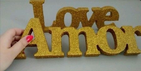 Palavras com glitter