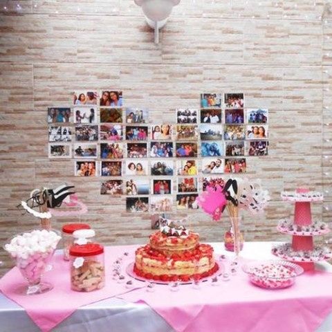 Decoração de noivado