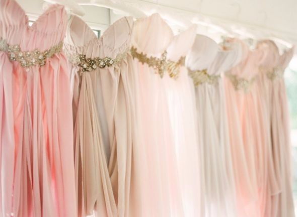 Os vestidos das madrinhas